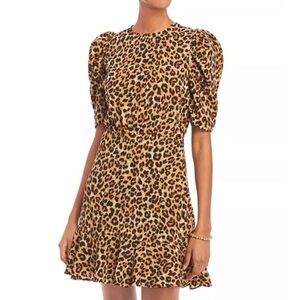 Aqua brand animal print dress